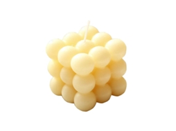 Vela Artesanal De Cera De Soja Com Forma Quadrada Geométrica Aroma Luminosa Diy D