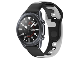 Pulseira De Silicone Bicolor De 22 Mm
