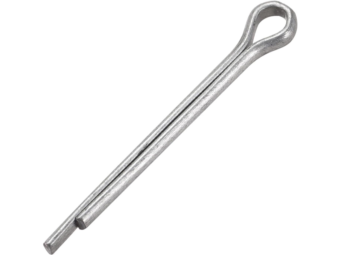 Pino de Segurança 4mm X 40mm , Aço Carbono, 2 Dentes, Prateado CHABERLU