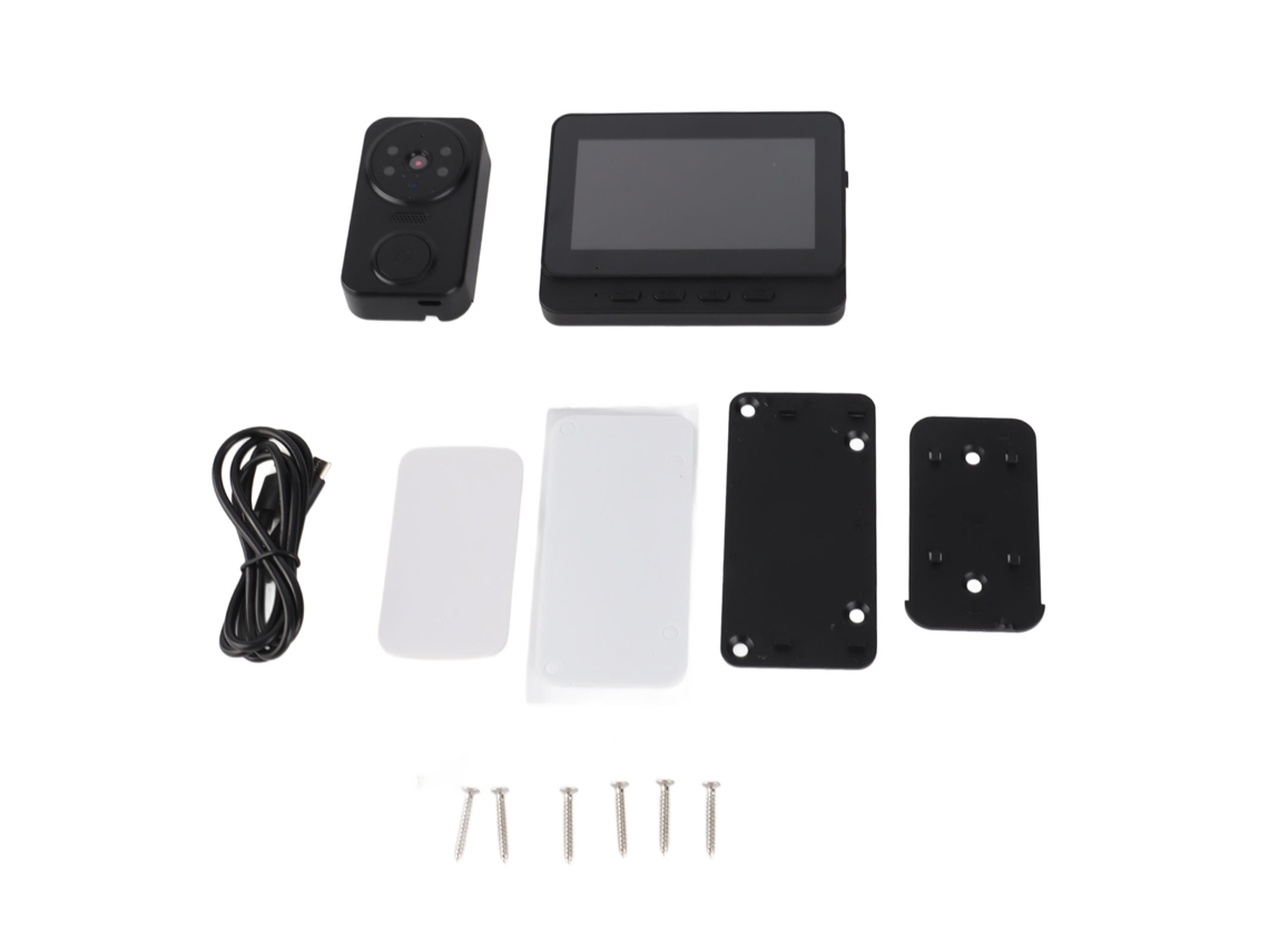Laxiscreed Vídeoporteiro Inteligente Com Ecrã De 4,3” E Câmara Hd De 8mp Para Vigilância Eficiente E Clara