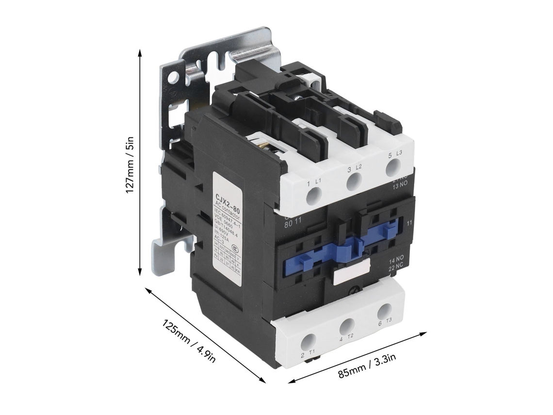Laxiscreed Contactor Trifásico Com Contactos Prateados Para Automação E Energia