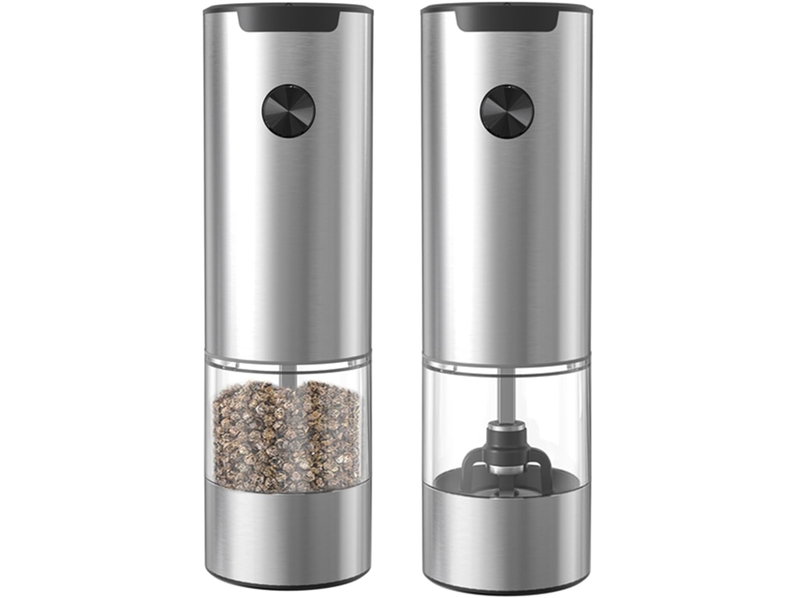 Conjunto De 2 Moedores Elétricos De Temperos Com Capacidade De 70ml, Ideais Para Diversas Necessidades