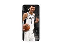 Capa Para Samsung Galaxy A06, Silicone, Victor Wembanyama, Preta