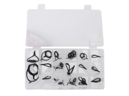Kit Reparo Vara Pesca Aço Inox Anéis Cerâmica 26 Peças