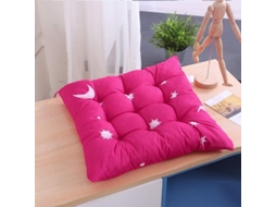 Cojín De Silla Transpirable Cuadrado, Almohadilla De Asiento Relleno Espesorado Para Hogar Interior Exterior 40x40cm