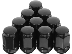 Conjunto De 10 Capas De Borracha Pretas Para Porcas De Roda, Resistentes À Corrosão.
