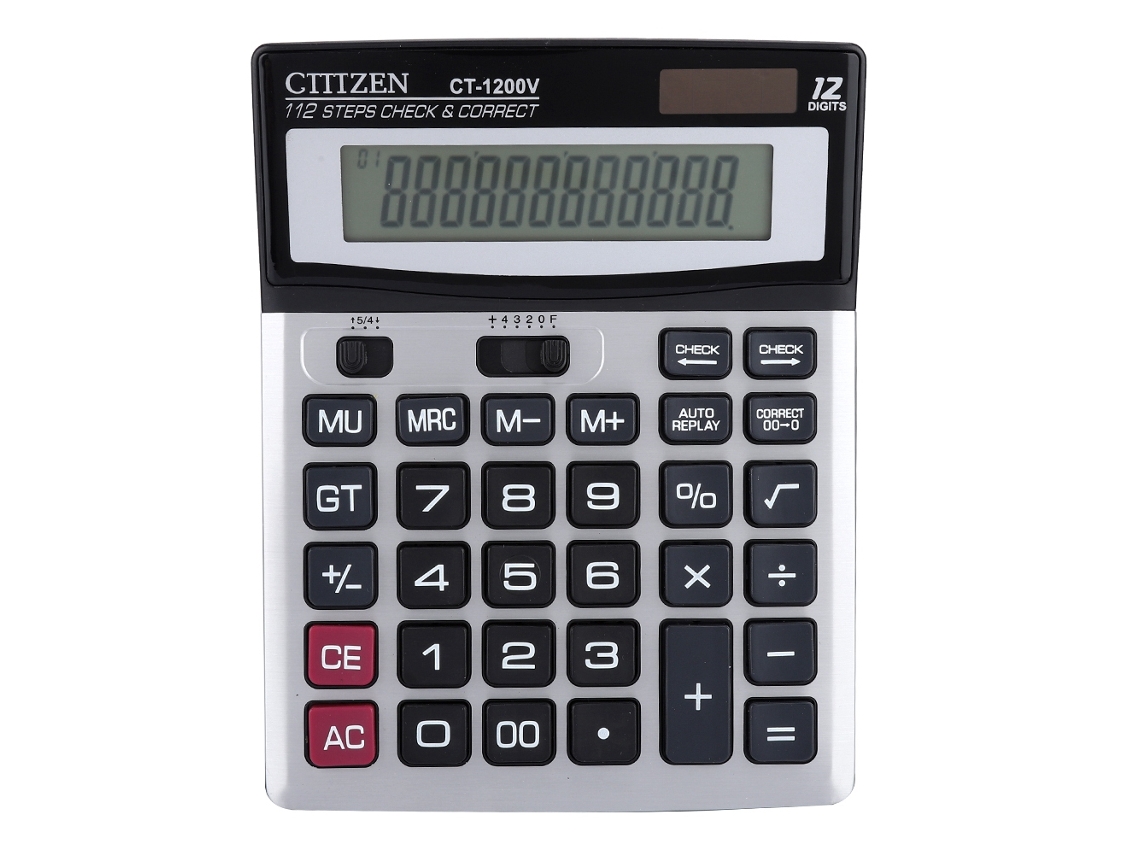 Calculadora Solar, Alimentação Dupla, Especial Para Uso No Escritório E Financeiro