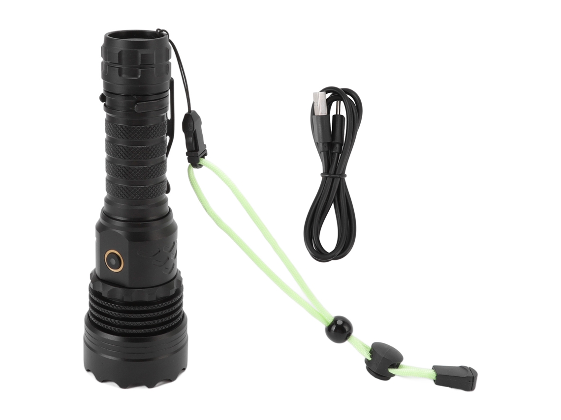Lanterna Led 5800lm Recarregável USB Zoomável para Outdoor S/MARCA