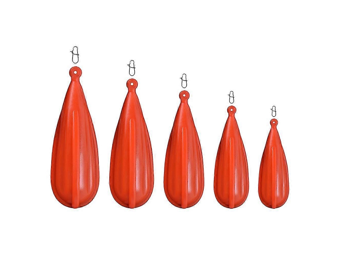 Conjunto de 5 Iscas de Borracha AQUAFORGE para Treino de Arremesso, com Bóias e Acessórios
