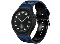 Pulseira De Relógio De Silicone Com Textura Curva