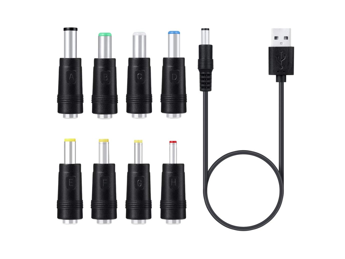 Cabo De Carregamento Usb 5,5 X 2,1 Mm, 3,5 4,0 4,8 6,4 2,5 6,3 Led