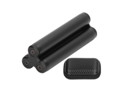 Massageador de dedos portátil em liga de alumínio WalshLXq, brinquedo antiestresse e anti-ansiedade, para descompressão, preto.