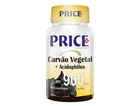 Carvão Vegetal + Acidophillus 900Mg - 90 Compr. - Price