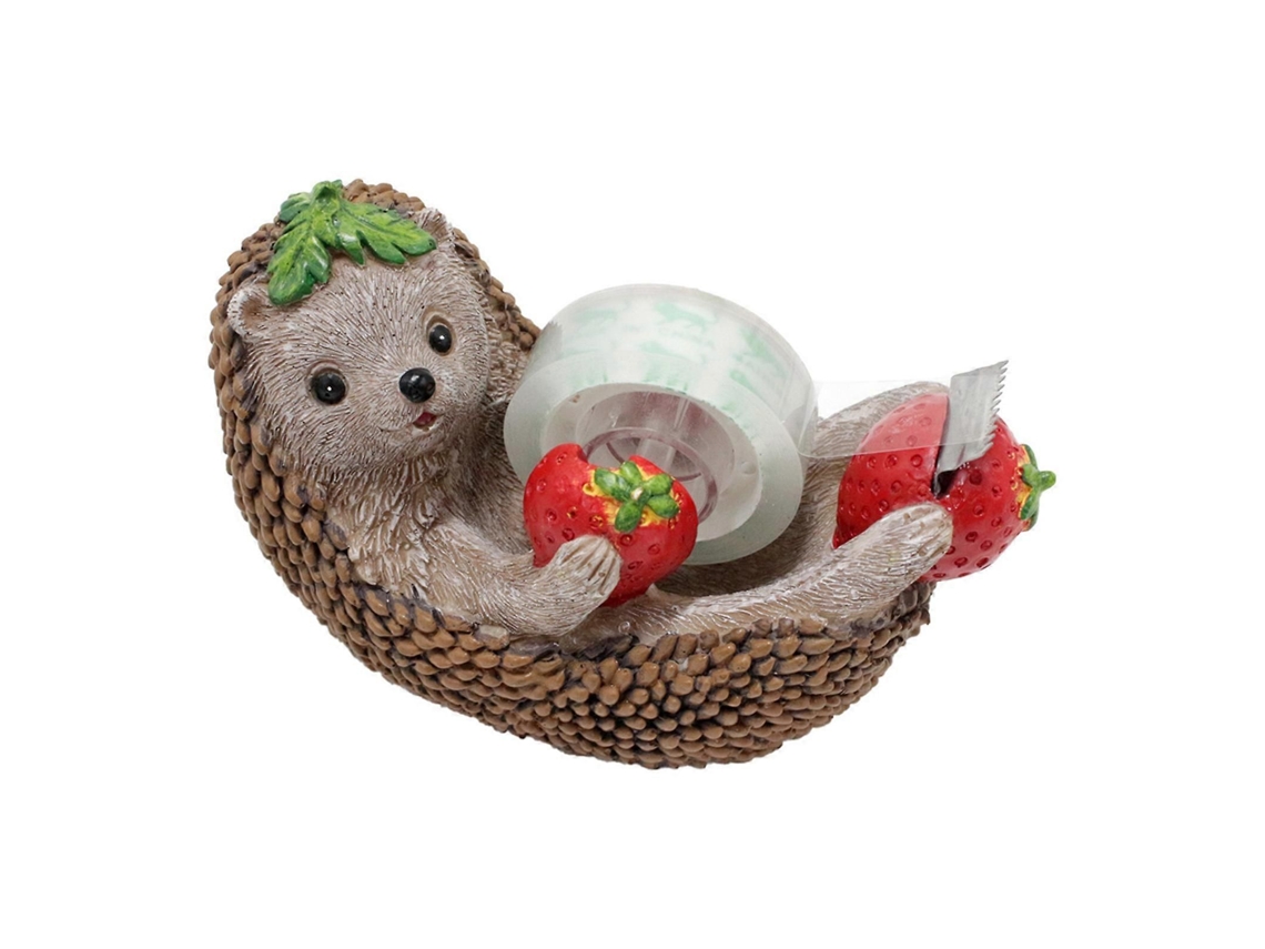Cortador de Fita Papel Dispensador Hedgehog Embalagem Desenho Animado Escola Ofi Ce Suprimentos Ferramenta GOKOCO