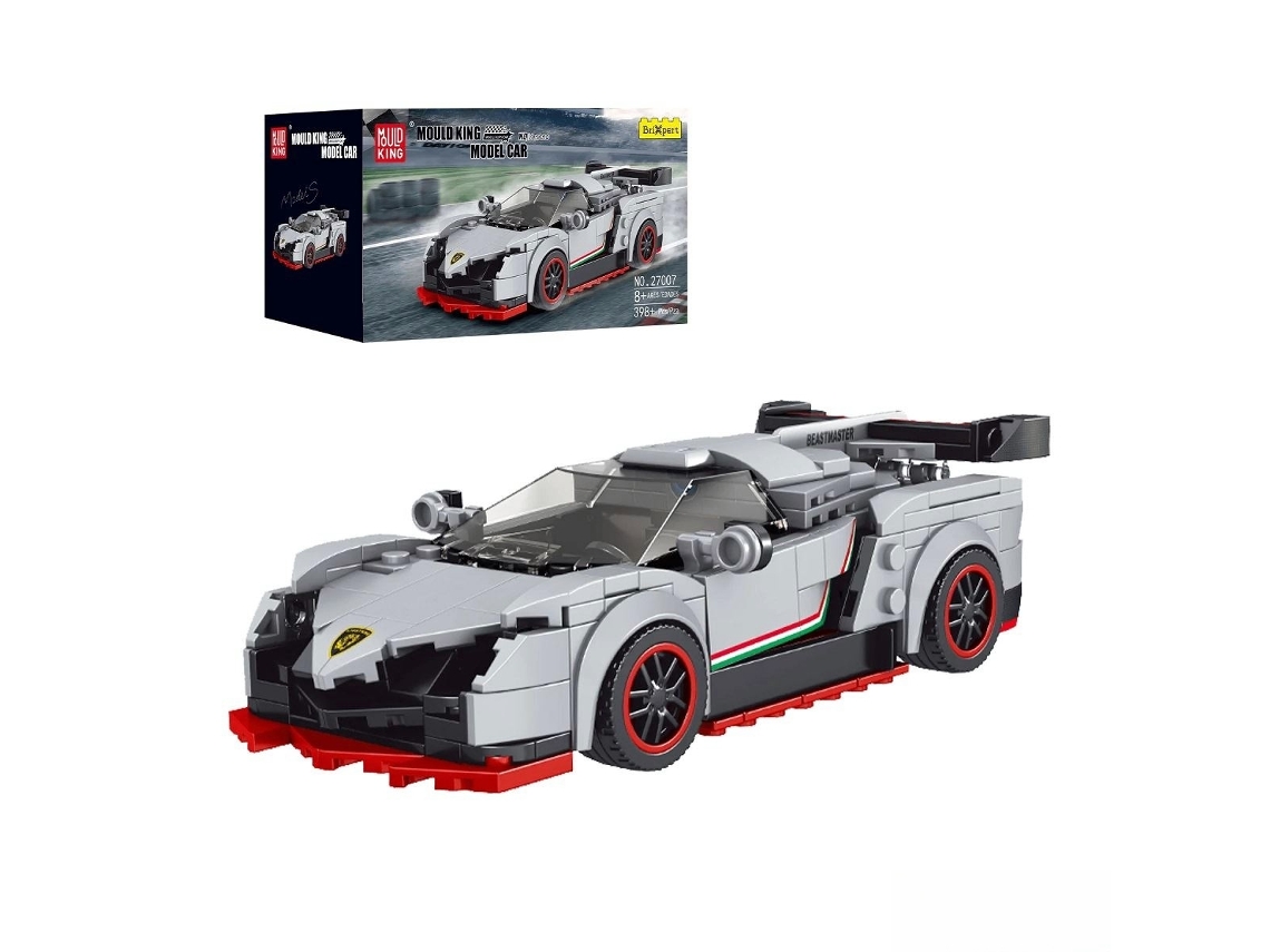 Mould King Conjunto De Construção De Mini Carro Esportivo Veneno 27007