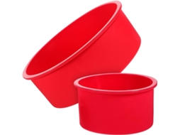 Formas redondas genéricas de silicone para Assar em casa e em festas
