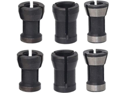 6pcs Collet De Furação Hss Adaptador De Cabeça De Router Com Tamanhos 6/6.35/8mm