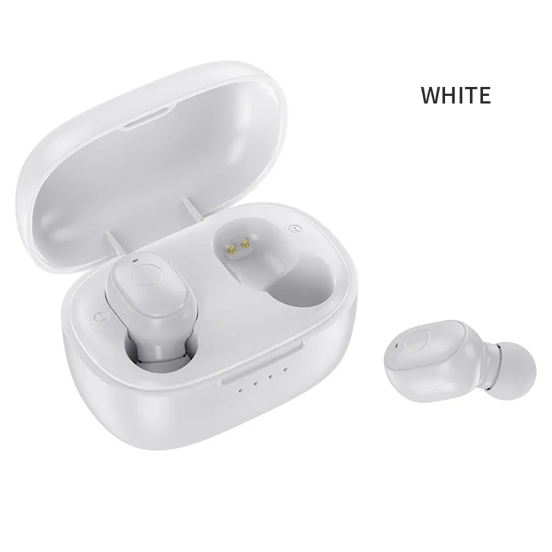 Fones de Ouvido Intra auriculares Sem Fio Bluetooth com Cancelamento de Ruído para Corrida MDUG (branco)