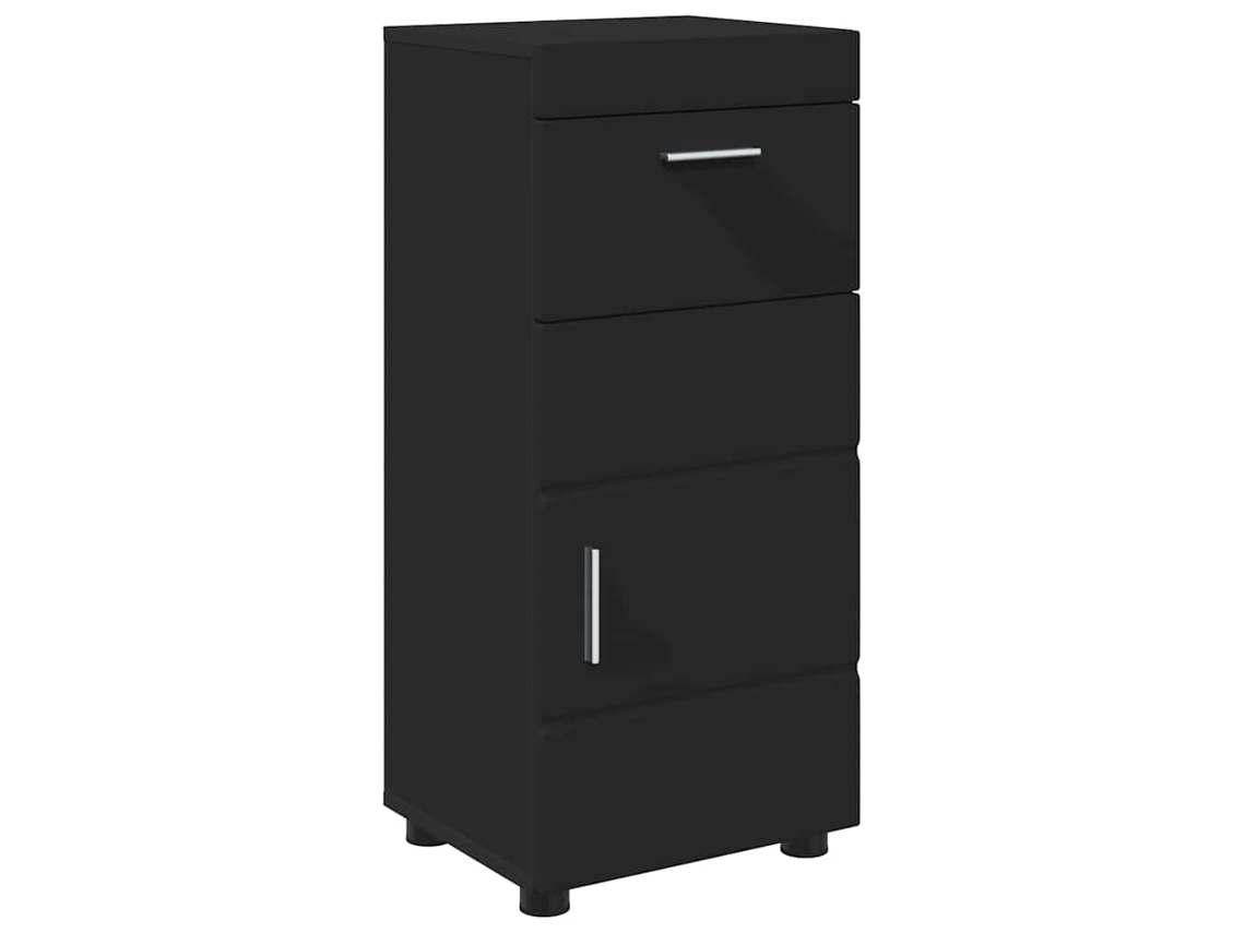 Conjunto de Armários para Banheiro com Gaveta Tulum Preto MAISON EXCLUSIVE