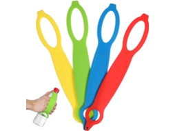 Conjunto De 4 Peças De Alças De Silicone Para Garrafa De Água Com Alça Portátil E Alça Elástica.