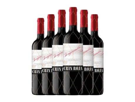 Vinho ROQUETA Crin Roja Tinto Tempranillo Vino de la Tierra de Castilla (0.75 L - 6 Unidades)