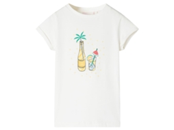 T-shirt Infantil Cor Cru 128