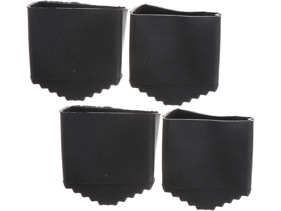 Shineofi Conjunto De 4-protetores Pé Para Escada Mão, Almofadas De Borracha Antiderrapantes Com Absorção Impacto Para