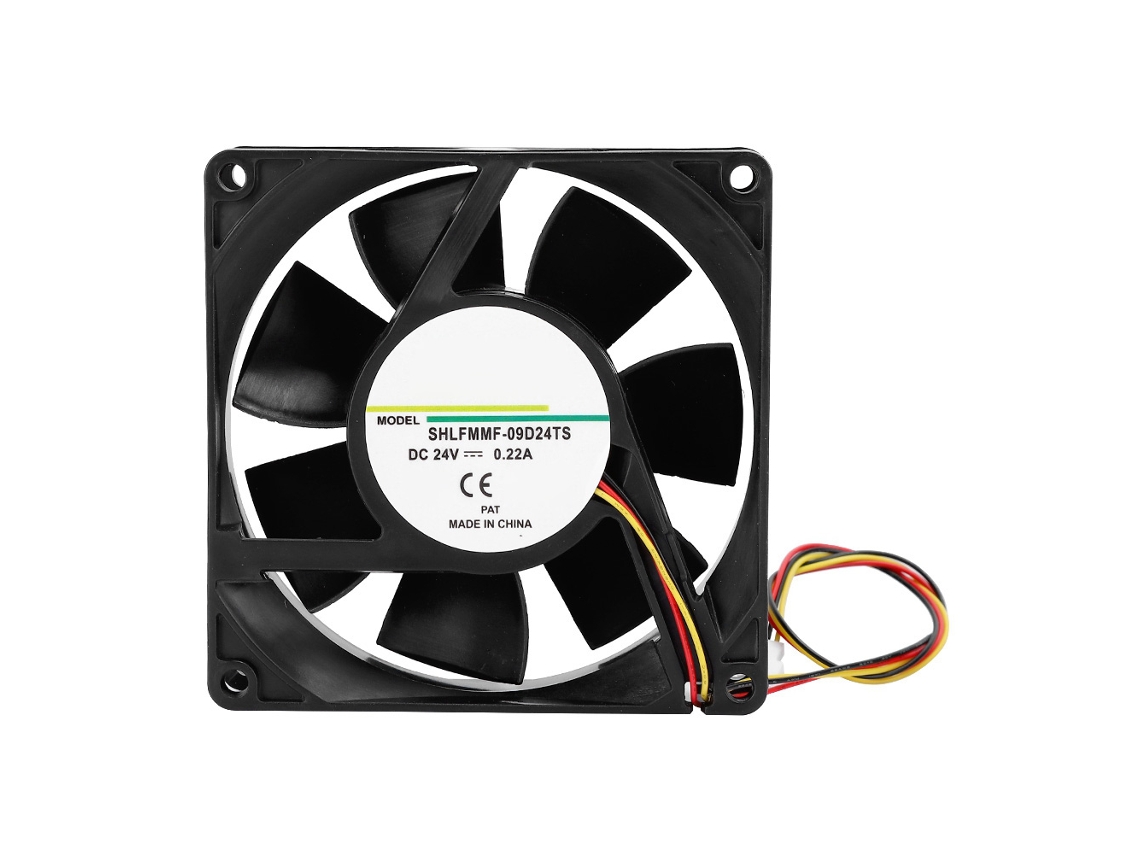 Cooler Fan 9cm 24v 0.22a Silencioso Dual Ball Acessório De Sistema De Resfriamento Industrial