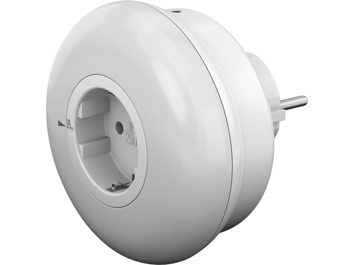 Luz Noturna Led Branca para Tomada de Parede BRILVIBERA