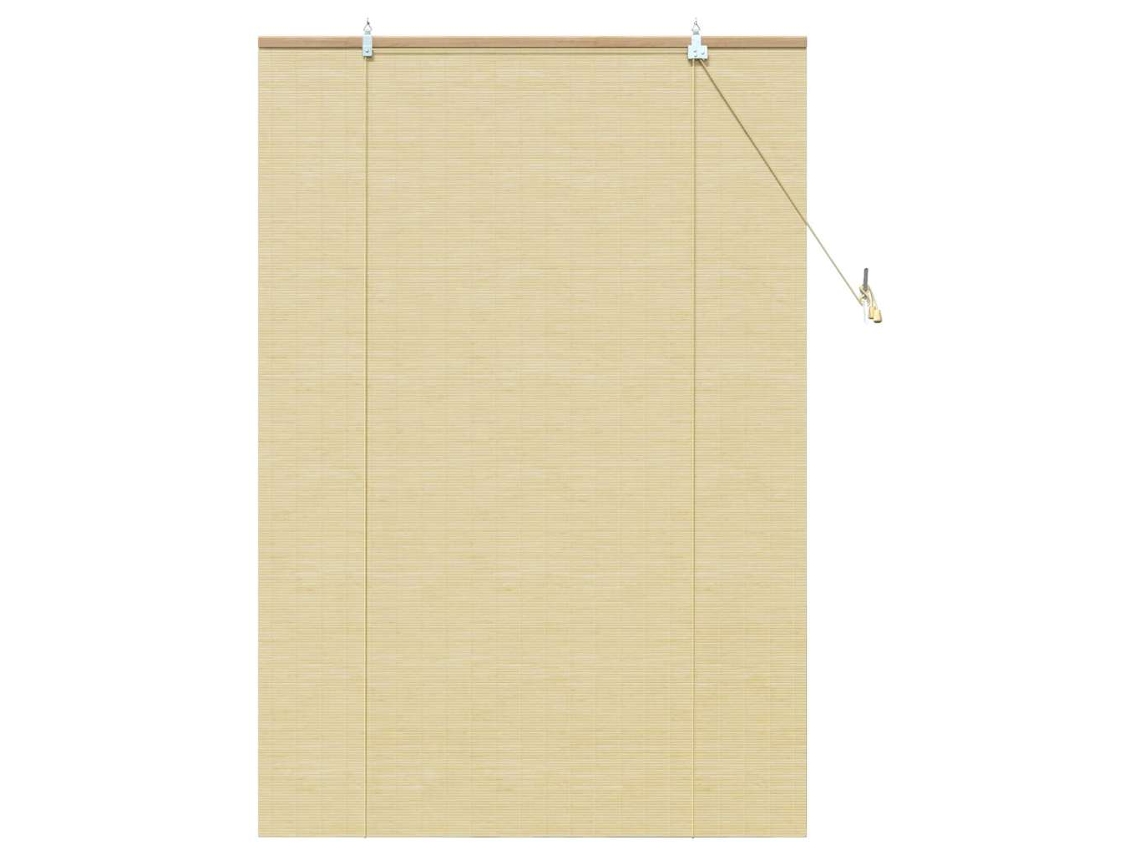 Conjunto 1 Estores De Rolo Vidaxl Castanho Bambu (100 X 160 Cm)