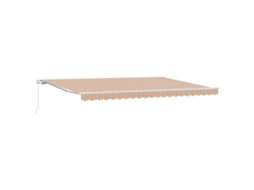 Toldo Retrátil Manual Vidaxl Multicolorido Tecido