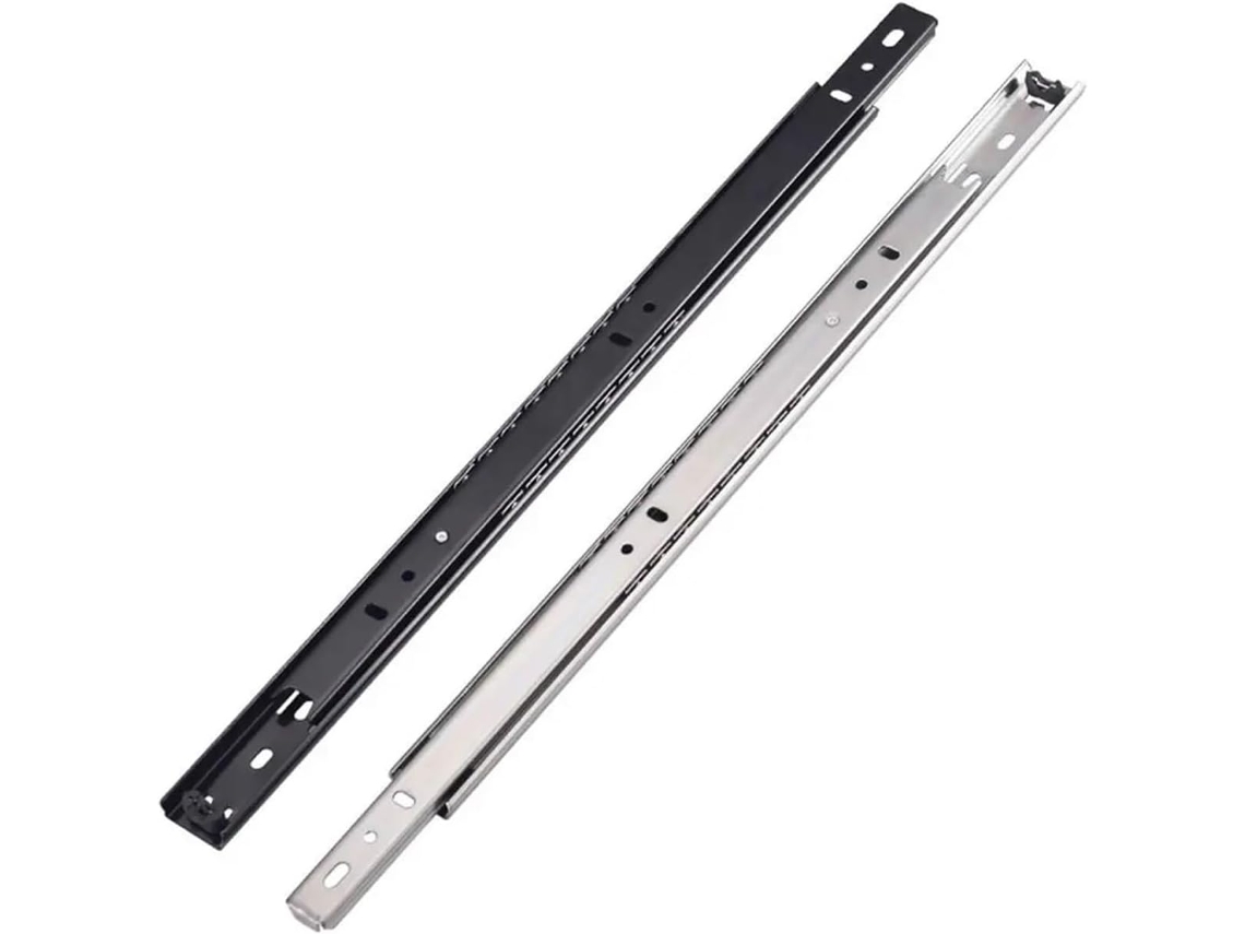 Conjunto De 2 Corrediças Para Gaveta Com 10mm Largura