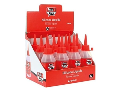 Livro C/12 Bote Cola De Silicona Liquida 100ml Fixo De Desconocido (espanhol)