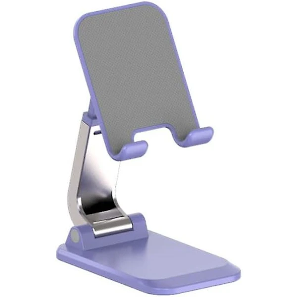 Suporte De Mesa Para Celular – Suporte Ajustável Em Ângulo E Altura Para Celular, Totalmente Dobrável.
