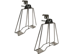 Pinça Para Grelhar Abaodam, Em Aço Inoxidável, Com 2 Peças, Ideal Para Churrasco Prendedores Resistentes Frango, Peixe E