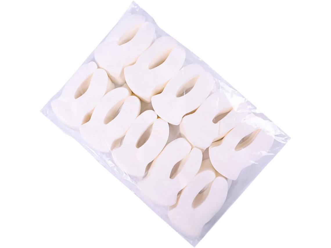 Máscaras descartáveis de algodão para os olhos, 1000 unidades, para cuidado do contorno dos olhos em casa, para uso a seco.