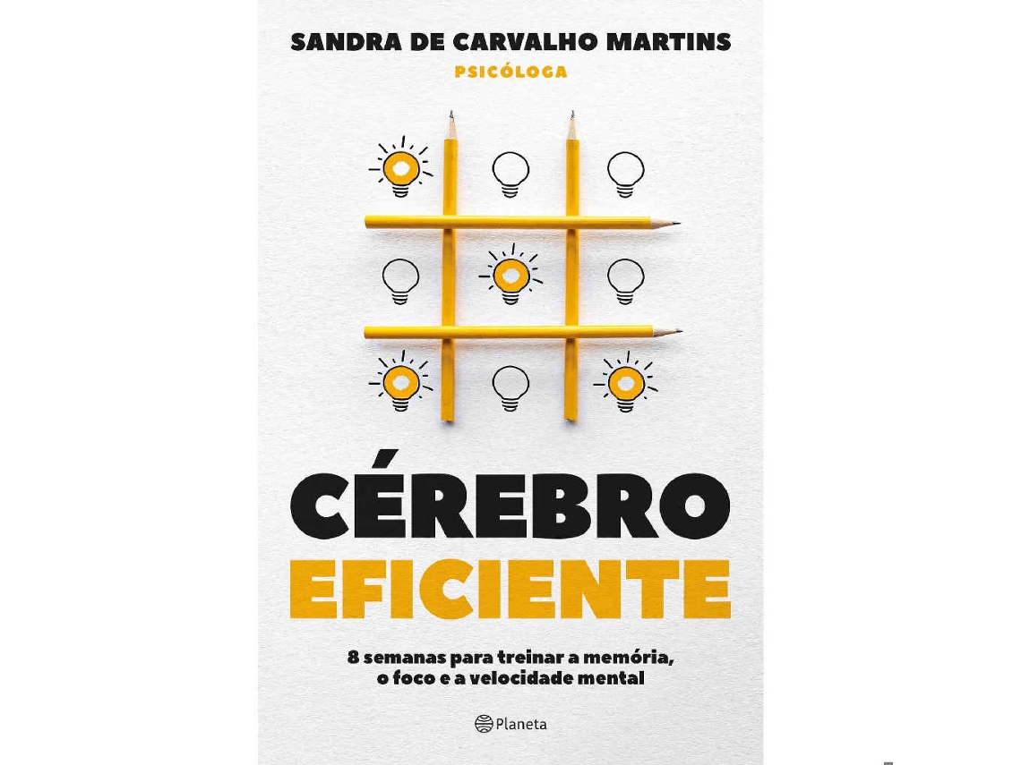 Livro Cérebro Eficiente de Sandra de Carvalho Martins (Português)
