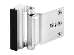 Cerradura de Refuerzo para Puertas de Seguridad Interna de Metal. Instalación Fácil para Hogar Y Oficina 7,7x6cm como Se Muestra