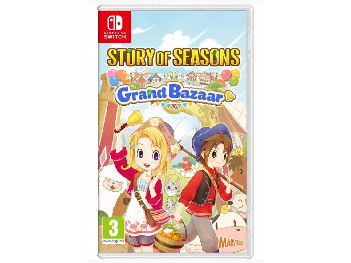 Jogo Nintendo Switch Story Of Seasons: Grand Bazaar