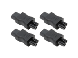 Lurelia Adaptador De Tomada E Plugue Iec320 4 Peças Para Iec320 C5 10a 250v 2