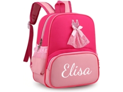 Mochila Infantil Personalizável Para Meninas, Com Nome, Berçário, Escolar Em Idade Pré-escolar,
