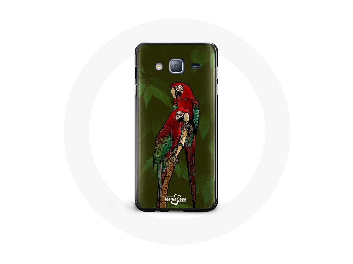 Capa para Samsung Galaxy J7 2016 Pionus Papagaio Vermelho