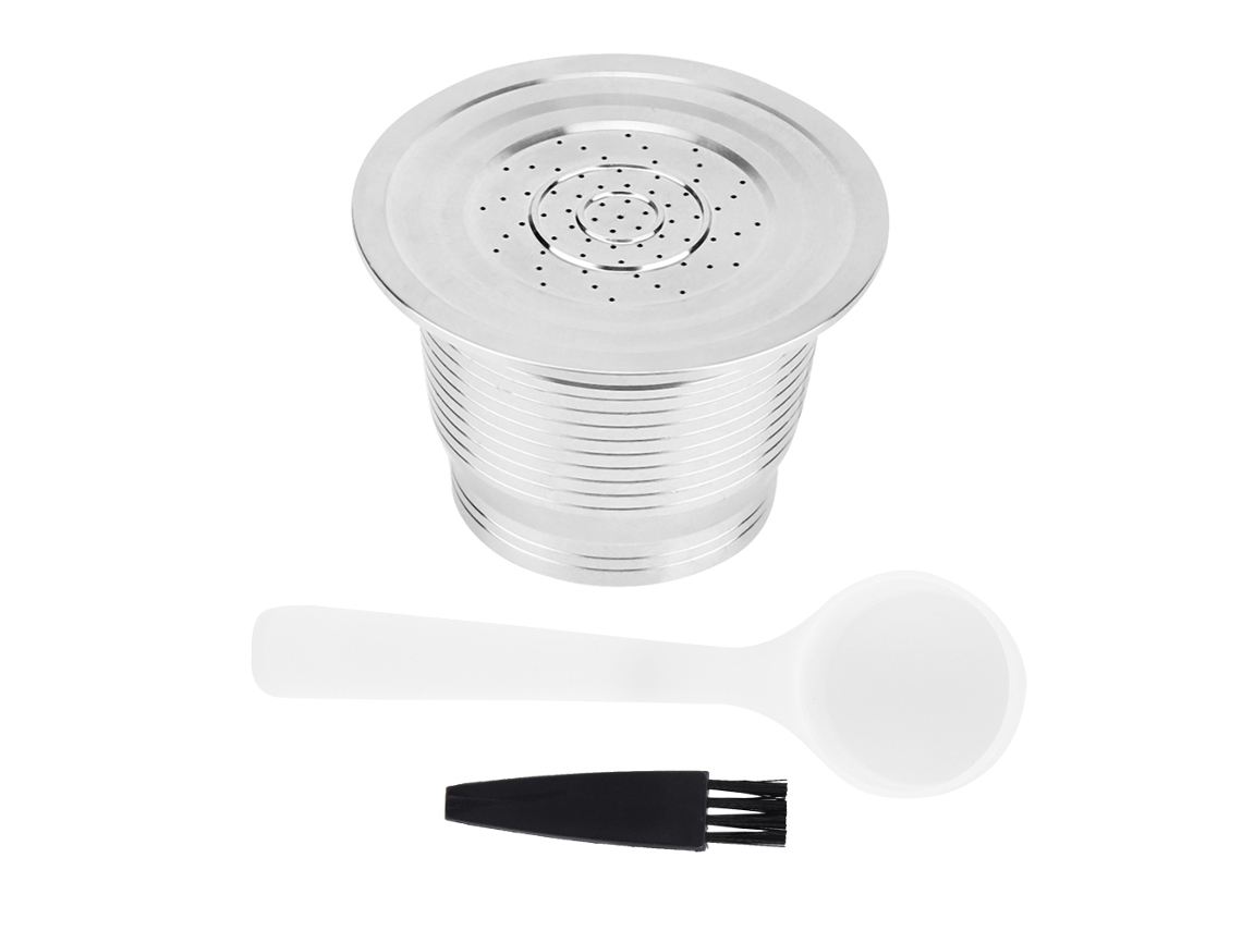 Filtro De Café Reutilizável Em Aço Inoxidável Laxiscreed Para Cápsulas De Recarregar, Utensílio Ecológico