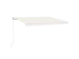 Retractable Awning, Retractable Awnings Vidaxl Creme Alumínio (450 X 300 Cm)