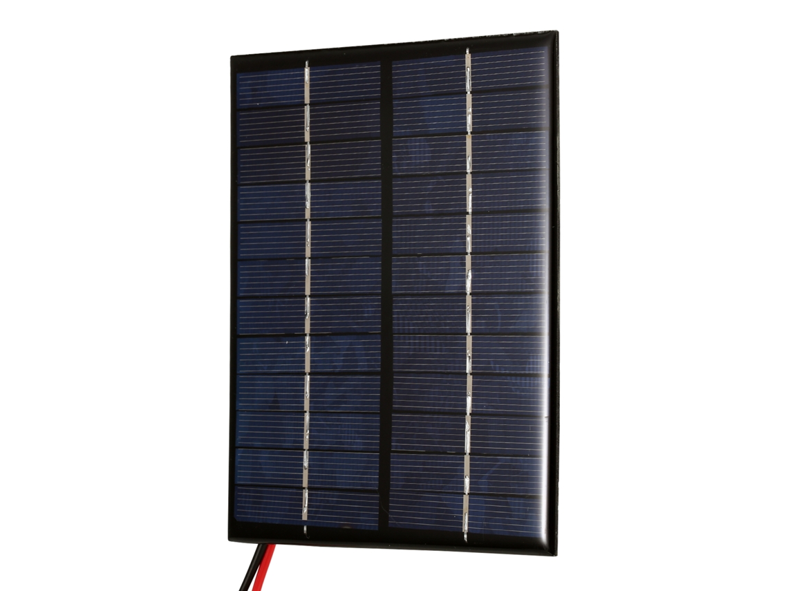 Painel solar Primerox 2W, 12V, para iluminação, IP65, ideal para jardins e camping.