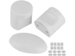 Conjunto De Maçanetas Elegantes E Modernas Para Portas Vidro Banheiro, 4 Peças Maçaneta C38l