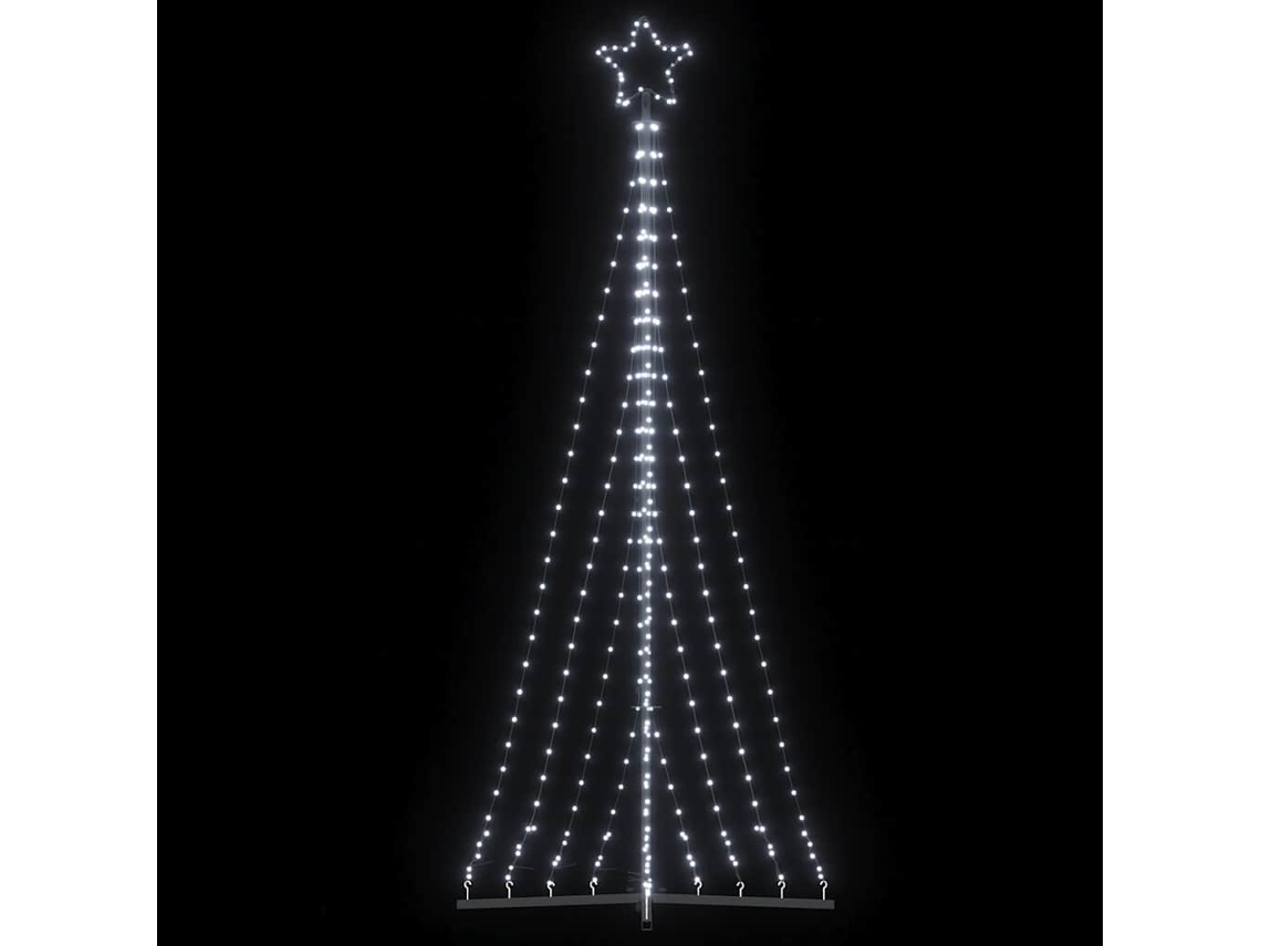 Vidaxl Led Árvore De Natal 447 Leds Branco Frio 250 Cm