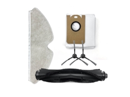 Para proscenic m7 pro varrendo aspirador de pó acessórios para casa mop pano escova lateral principal saco poeira peças reposição