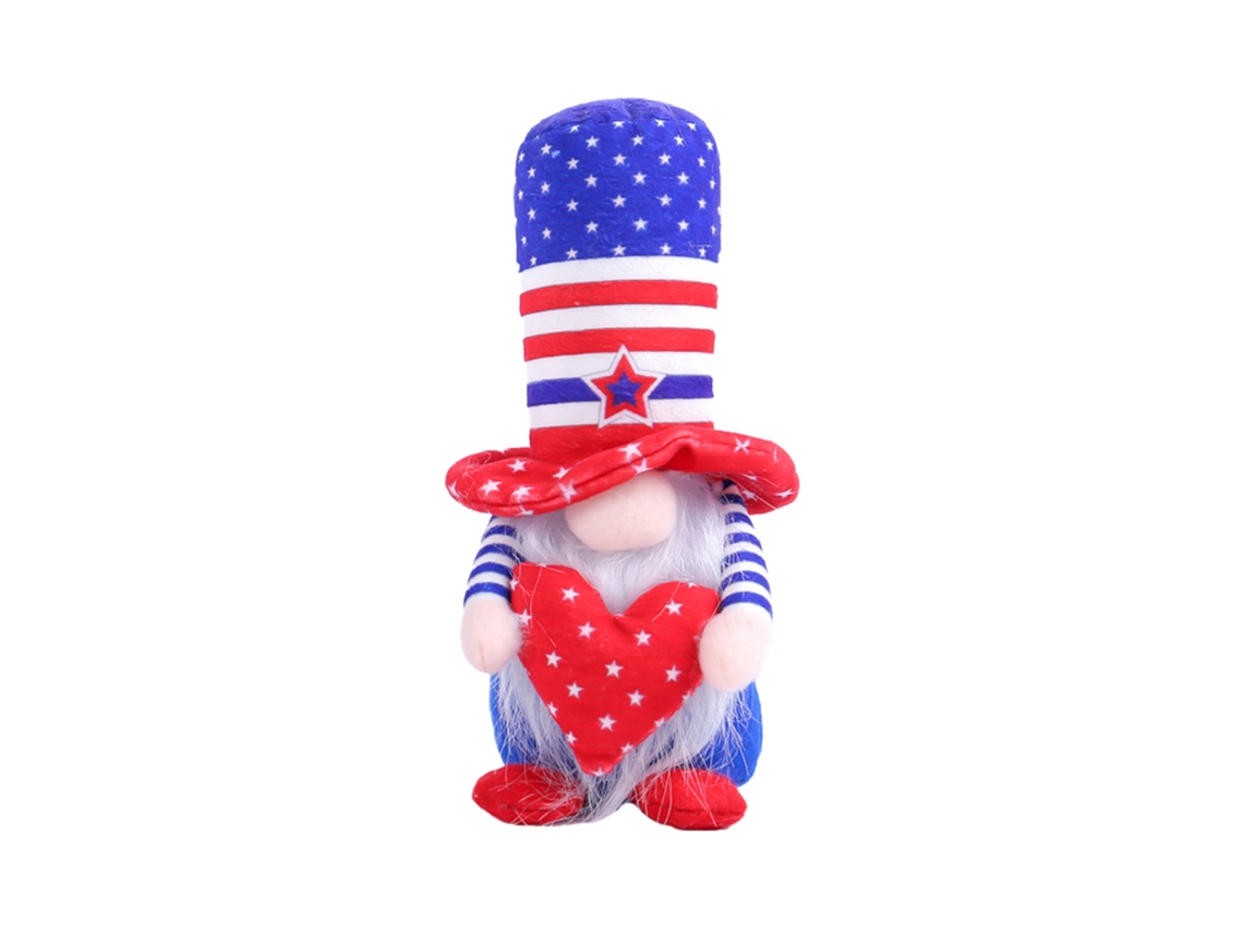 Laxiscreed Boneco Gnomo Decorativo Com Chapéu Pontiagudo Para Decoração De Dia Da Independência