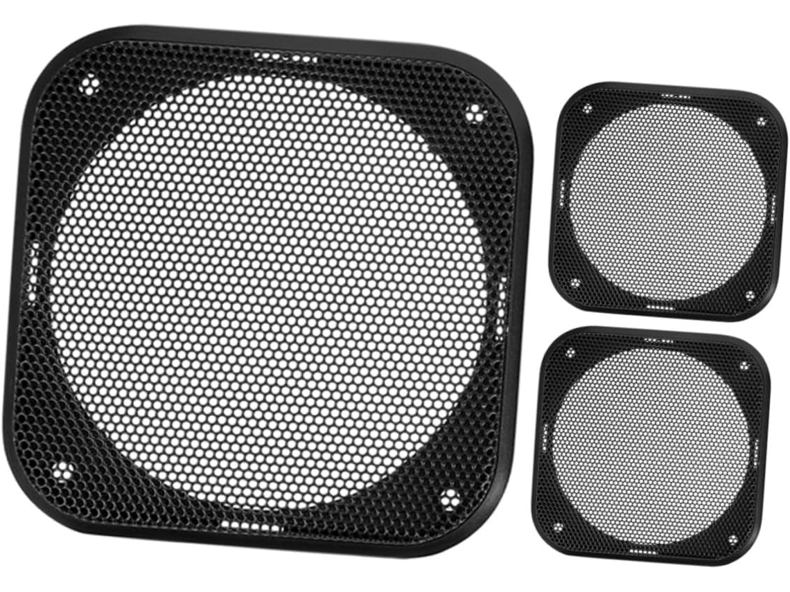 Grade De Proteção Quadrada Para Alto-falante Carro,capa Subwoofer 4 Polegadas,conjunto 3...